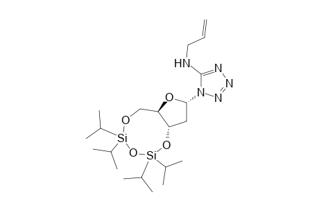 1H-Tetrazol-5-amine, 1-[2-deoxy-3,5-O-[1,1,3,3-tetrakis(1-methylethyl)-1,3-disiloxanediyl]-.beta.-D-erythro-pentofuranosyl]-N-2-propenyl-