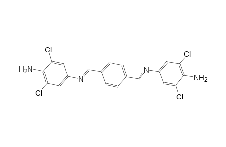 1,4-benzenediamine, N~4~-[(E)-[4-[(E)-[(4-amino-3,5-dichlorophenyl)imino]methyl]phenyl]methylidene]-2,6-dichloro-