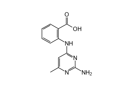 N-(2-AMINO-6-METHYL-4-PYRIMIDINYL)ANTHRANILIC ACID