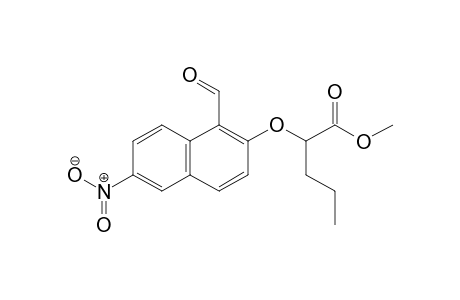 Methyl 2-(1-formyl-6-nitronaphthalen-2-yloxy)pentanoate