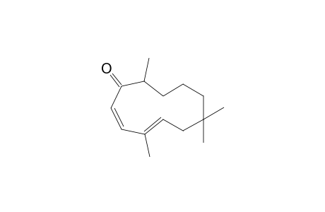 (2Z,4E)-4,7,7,11-tetramethyl-1-cycloundeca-2,4-dienone