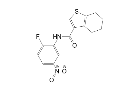 N-(2-fluoro-5-nitrophenyl)-4,5,6,7-tetrahydro-1-benzothiophene-3-carboxamide