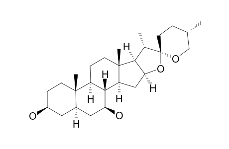 BETA-CHLOROGENIN;(25R)-3-BETA,7-BETA-DIHYDROXY-5-ALPHA-SPIROSTANE