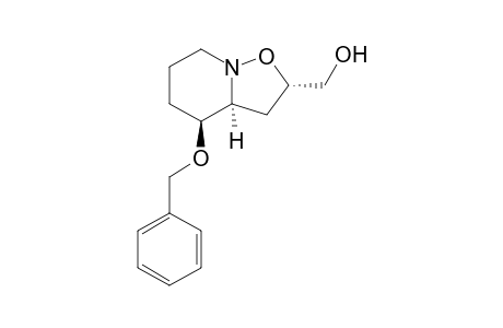 (2S,3aS,4S)-4-benzyloxy-2-hydroxymethyl-hexahydro-isoxazolo[2,3-a]pyridine