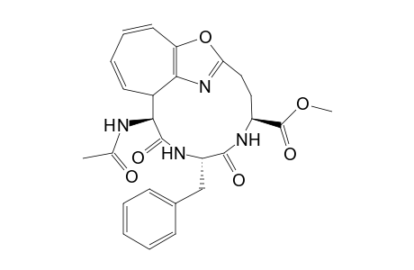 Methyl (7S,10S,13S)-7-(Acetylamino)-10-benzyl-8,11-dioxo-19-oxa-9,12,17-triazatricyclo[14.2.1.0(6,18)]nonadeca-1(18),2,4,16-tetraene-13-carboxylate