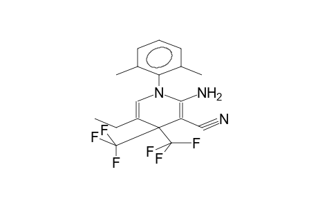 2-AMINO-1-(2,6-DIMETHYLPHENYL)-4,4-BIS(TRIFLUOROMETHYL)-3-CYANO-1,4-DIHYDROPYRIDINE