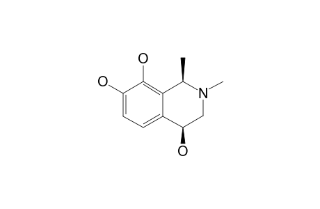 cis-1,2,3,4-Tetrahydro-1,2-dimethyl-4,7,8-isochinolintriol