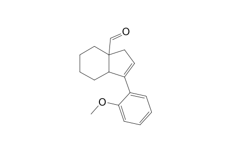 1-(2-Methoxyphenyl)-3a,4,5,6,7,7a-hexahydro-3H-indene-3a-carbaldehyde