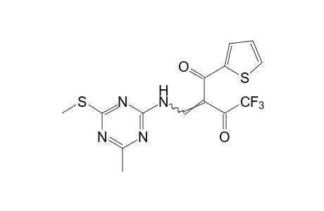 2-{{[4-methyl-6-(methylthio)-s-triazin-2-yl]amino}methylene}-1-(2-thienyl)-4,4,4-trifluoro-1,3-butanedione