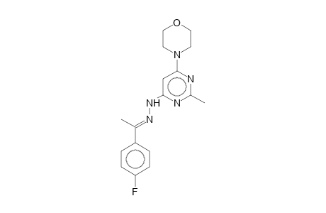 4-(4-Fluoro-.alpha.-methylbenzylidenehydrazino)-2-methyl-6-morpholinopyrimidine