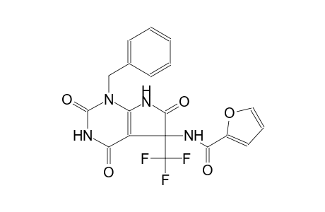 N-[1-benzyl-2,4,6-trioxo-5-(trifluoromethyl)-2,3,4,5,6,7-hexahydro-1H-pyrrolo[2,3-d]pyrimidin-5-yl]-2-furamide