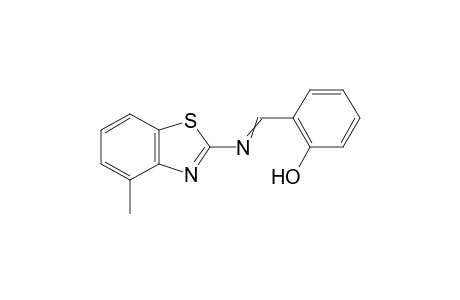 2-{[(4-Methyl-1,3-benzothiazol-2-yl)imino]methyl}phenol