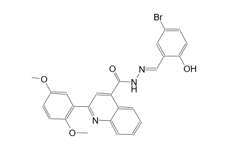 N'-[(E)-(5-bromo-2-hydroxyphenyl)methylidene]-2-(2,5-dimethoxyphenyl)-4-quinolinecarbohydrazide