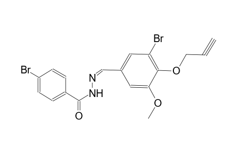 4-bromo-N'-{(Z)-[3-bromo-5-methoxy-4-(2-propynyloxy)phenyl]methylidene}benzohydrazide