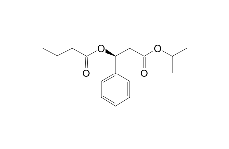 (3S)-Isopropyl .beta.-butyryloxy-.beta.-phenylpropionate