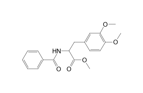 (+-)-Methyl 2-benzoylamino-3-(3,4-dimethoxyphenyl)propanoate