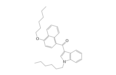 (4-hexoxy-1-naphthalenyl)-(1-hexyl-3-indolyl)methanone