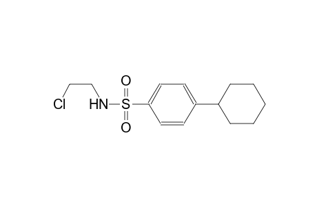 benzenesulfonamide, N-(2-chloroethyl)-4-cyclohexyl-