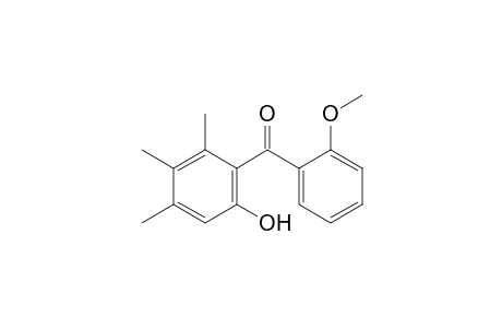 (6-Hydroxy-2,3,4-trimethylphenyl)(2-methoxyphenyl)methanone