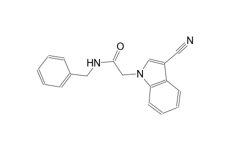 N-benzyl-2-(3-cyano-1H-indol-1-yl)acetamide