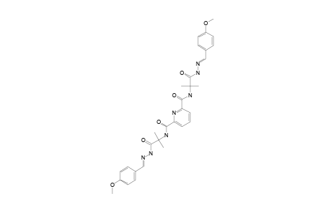 N(2),N(6)-BIS-[1-(2-(4-METHOXYBENZYLIDENE)-HYDRAZINYL)-2-METHYL-1-OXOPROPAN-2-YL]-PYRIDINE-2,6-DICARBOXAMIDE