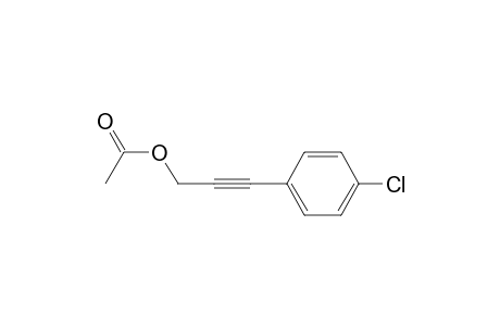 3-(4-Chlorophenyl)prop-2-ynyl acetate