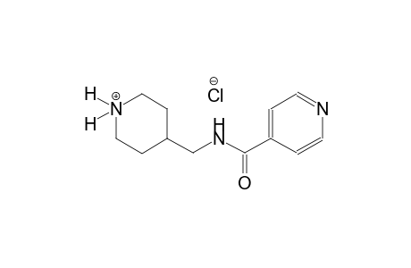 piperidinium, 4-[[(4-pyridinylcarbonyl)amino]methyl]-, chloride