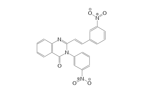 3-(3-nitrophenyl)-2-[(E)-2-(3-nitrophenyl)ethenyl]-4(3H)-quinazolinone