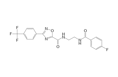 1,2,4-Oxadiazole-5-carboxamide, N-[2-[(4-fluorobenzoyl)amino]ethyl]-3-[4-(trifluoromethyl)phenyl]-