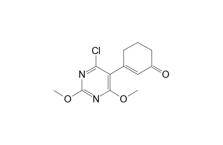 3-(4-Chloro-2,6-dimethoxypyrimidin-5-yl)cyclohex-2-enone