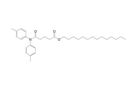 Glutaric acid, monoamide, N,N-di(4-methylphenyl)-, tetradecyl ester