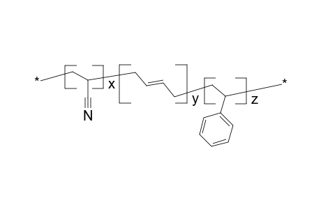 Poly(styrene-co-butadiene-co-acrylonitrile)