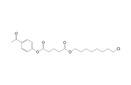 Glutaric acid, 8-chlorooctyl 4-acetylphenyl ester