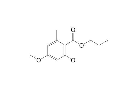 Propyl 2-hydroxy-4-methoxy-6-methylbenzoate