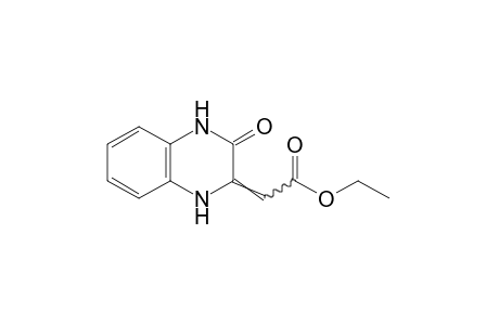 3,4-dihydro-3-oxo-delta 2(1H), a-quinoxalineacetic acid, ethyl ester