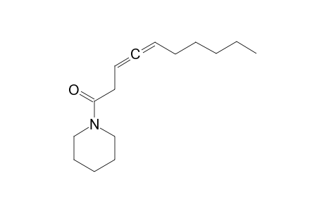 1-(1-Oxo-3,4-decadienyl)-piperidin