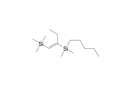 1-(Trimethylsilyl)-2-(n-pentyldimethylsilyl)butene