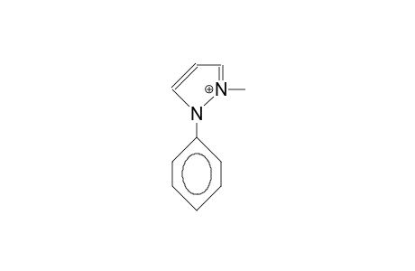 1-Methyl-2-phenyl-pyrazolium cation