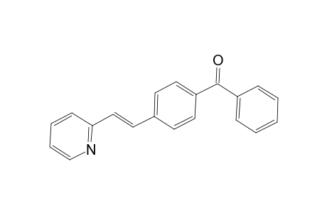 (E)-2-(4-Benzoylphenylstyryl)pyridine