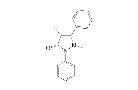 4-iodanyl-1-methyl-2,5-diphenyl-pyrazol-3-one