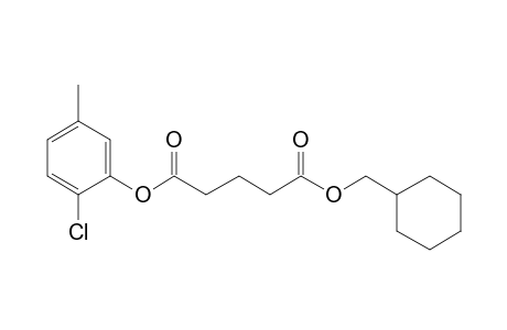 Glutaric acid, cyclohexylmethyl 2-chloro-5-methylphenyl ester