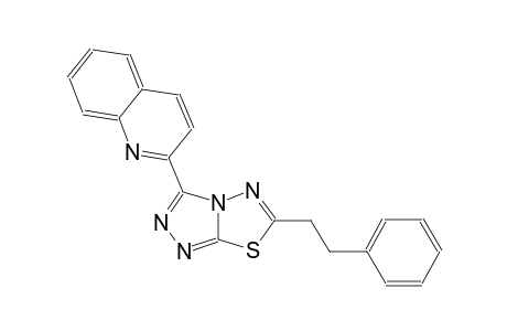 quinoline, 2-[6-(2-phenylethyl)[1,2,4]triazolo[3,4-b][1,3,4]thiadiazol-3-yl]-