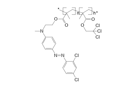 Poly{n-methyl-n-[4-(2,5-dichlorophenyl)-azophenyl]-2-aminoethyl methacrylate-co-2,2,2-trichloroethyl methacrylate}