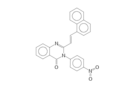 2-[(E)-2-(1-Naphthyl)ethenyl]-3-(4-nitrophenyl)-4(3H)-quinazolinone