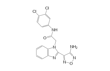1H-benzimidazole-1-acetamide, 2-(4-amino-1,2,5-oxadiazol-3-yl)-N-(3,4-dichlorophenyl)-