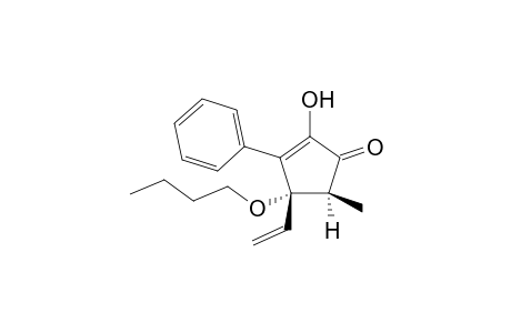 (4S,5S)-4-Butoxy-2-hydroxy-5-methyl-3-phenyl-4-vinylcyclopent-2-en-1-one