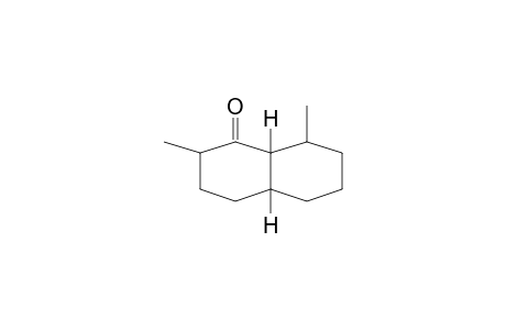 1(2H)-NAPHTHALENONE, OCTAHYDRO-2,8-DIMETHYL-