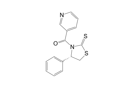 [(4S)-4-phenyl-2-sulfanylidene-1,3-thiazolidin-3-yl]-pyridin-3-yl-methanone