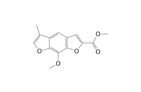 Benzo[1,2-b:5,4-b']difuran-2-carboxylic acid, 8-methoxy-5-methyl-, methyl ester