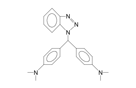 Bis(4-<N,N-dimethylamino>-phenyl)-1-benzotriazolyl-methane